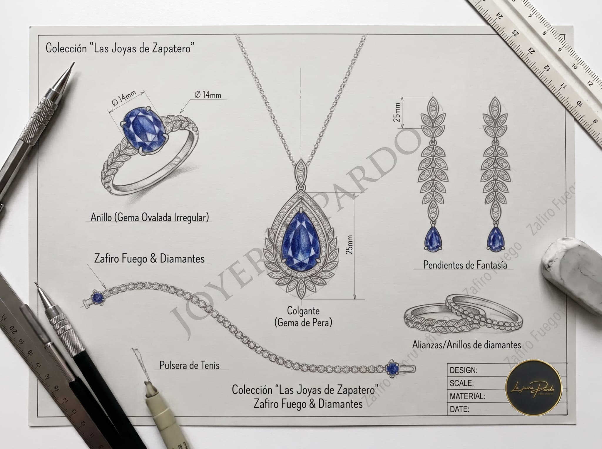 boceto joyas joyeria pardo